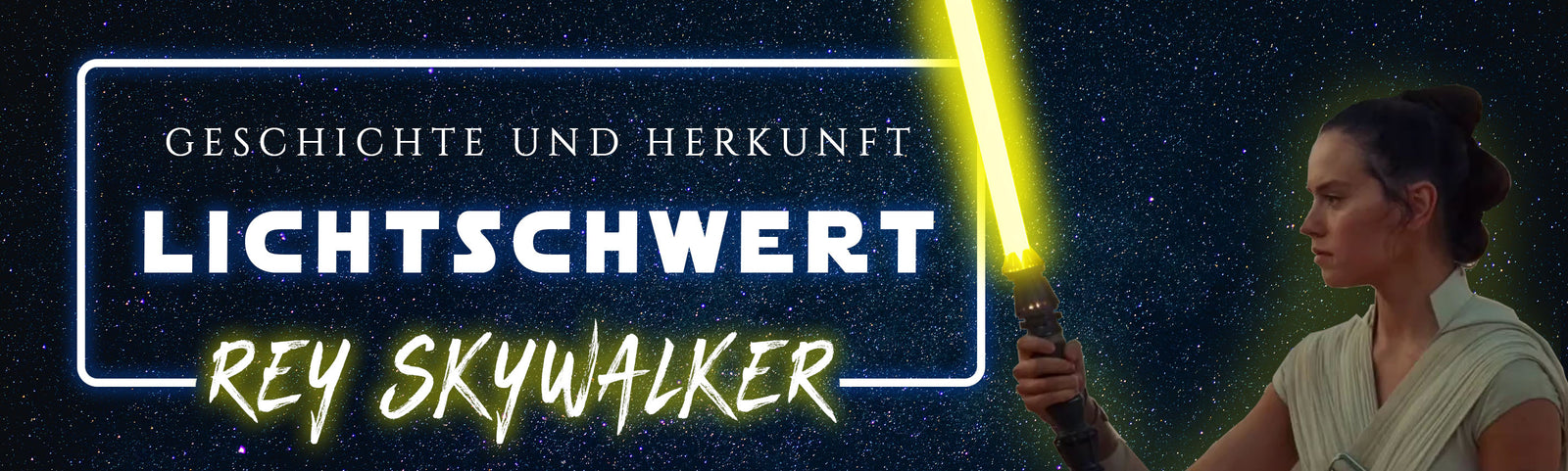 Gelbe Lichtschwert von Rey Skywalker
